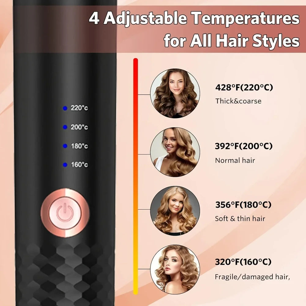 TINSOL Auto-Rotating Ceramic Curling Iron