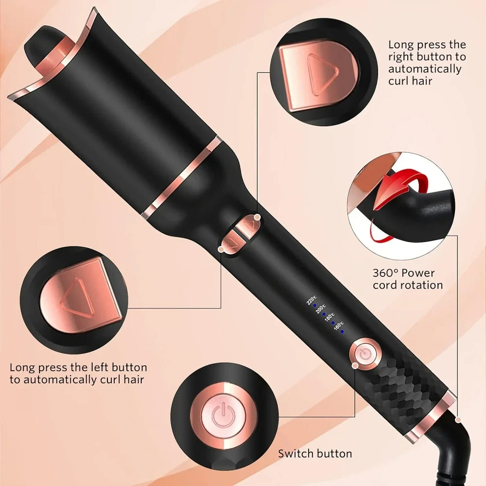 TINSOL Auto-Rotating Ceramic Curling Iron