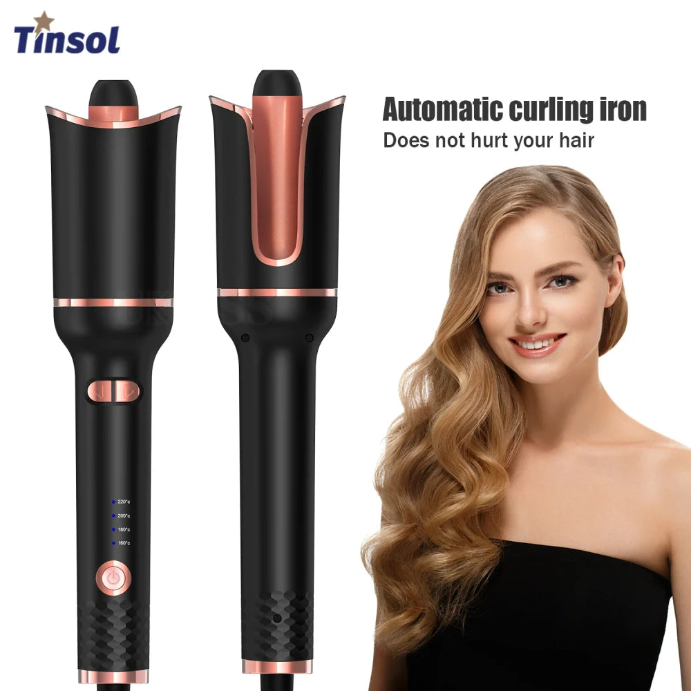 TINSOL Auto-Rotating Ceramic Curling Iron