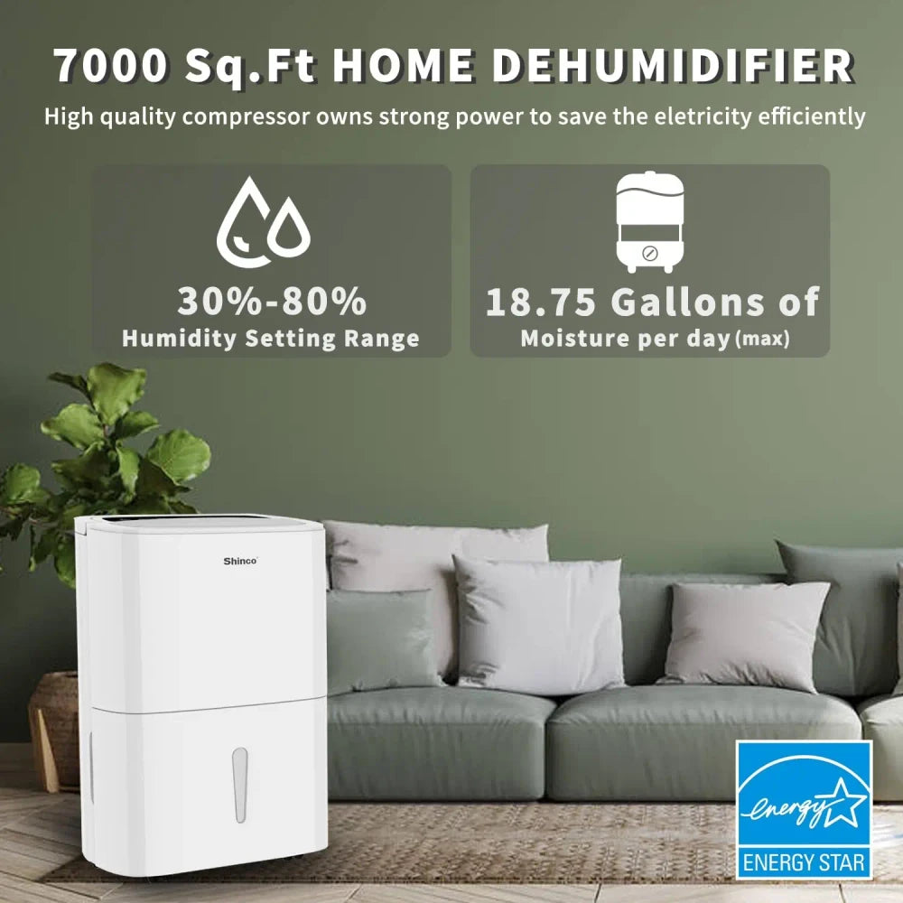 Large Capacity Wi-Fi Dehumidifier