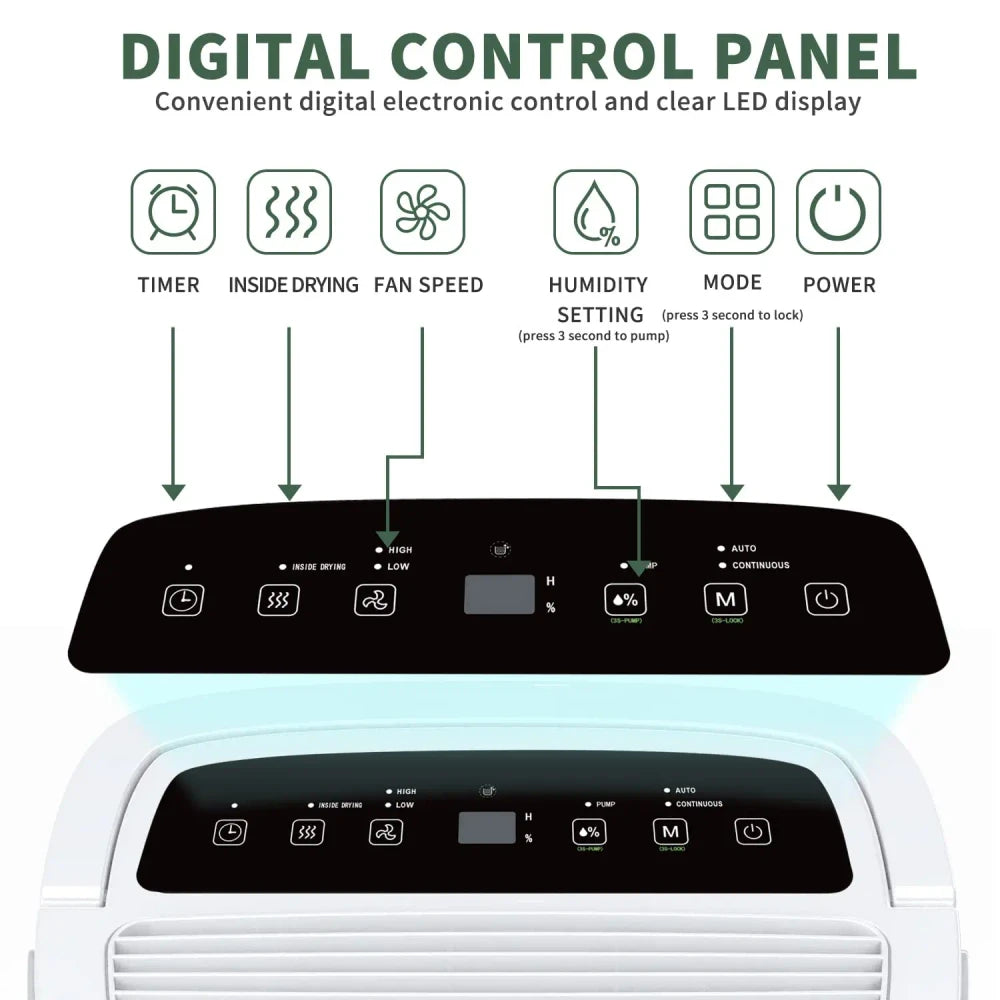 Large Capacity Wi-Fi Dehumidifier