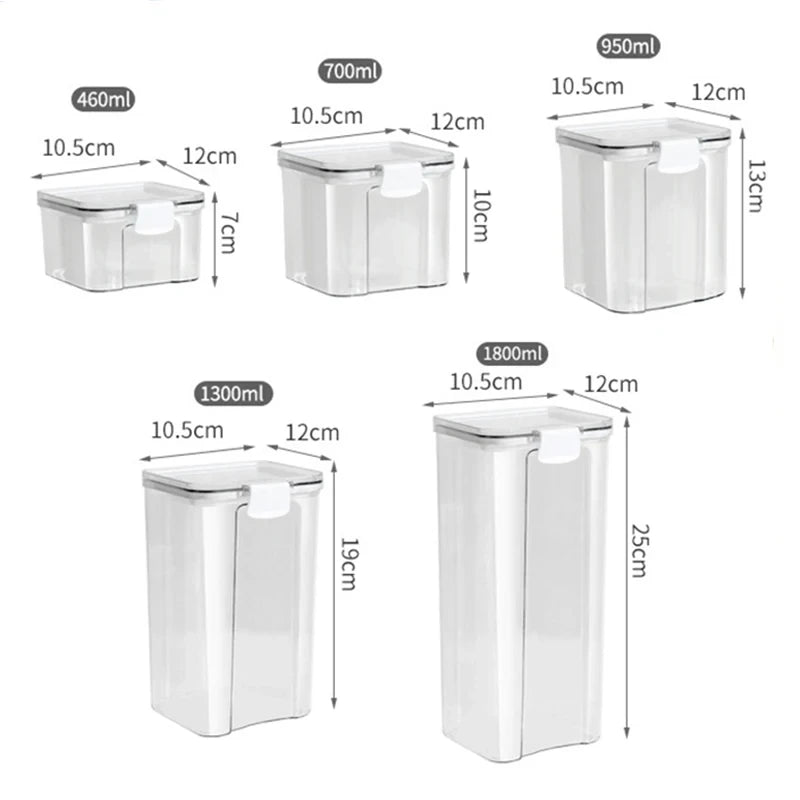 Kitchen Grain Storage Organizer Set