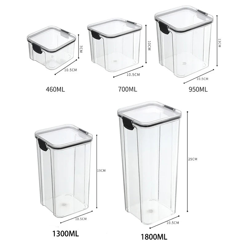 Kitchen Grain Storage Organizer Set